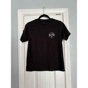 Salt Life T-Shirt Mens Small Black Livin Salty Surf Beach Graphic Tee Short